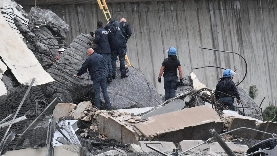 Τραγωδία στη Γένοβα: Επενδύσεις 500 εκατ. ευρώ στην πόλη ανακοίνωσε η εταιρεία που διαχειριζόταν τη γέφυρα
